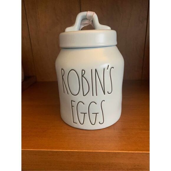 Rae Dunn Robin eggs canister - Picture 3 of 3